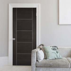 YALIG Portes intérieures de qualité professionnelle en gros, design moderne, portes intérieures en bois massif imperméables - Product Image 3