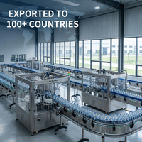 Solution compacte de machine de remplissage d'eau automatique 12000 bph pour les entreprises de distribution d'eau de grande et moyenne taille