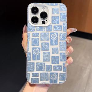 Funda para Teléfono con Diseño de Ola Oceánica y Atardecer en Vidrio Tintado para <span class=keywords><strong>iPhone</strong></span> 16/15/14/13/<span class=keywords><strong>12</strong></span> <span class=keywords><strong>Pro</strong></span> <span class=keywords><strong>Max</strong></span>, Carcasa Transparente Antigolpes con Degradado de Playa y Estilo Boho - Product Image 3