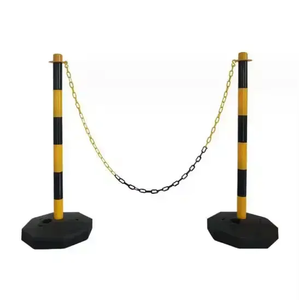 デリニータポストモバイル道路分離反射衝突防止PE水注入プラスチック - Product Image 3