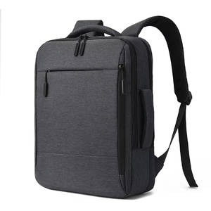 Mochila para Portátil Impermeable de Oxford, Gran Capacidad, Resistente al Desgaste, Duradera, a la Moda, con Cierre de Cremallera y Patrón Geométrico, con Puerto USB - Product Image 3