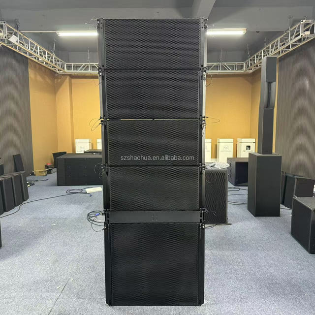 V8 Dual 10 Inch 3 Ways Passive Line Array Speaker Outdoor Indoor pa Sound System Stage V8 Audio Line Array