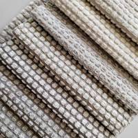 Tissu de canapé en chenille jacquard de haute densité, résistant aux taches, luxueux, 100% polyester, doux pour la peau, pour la réception à domicile