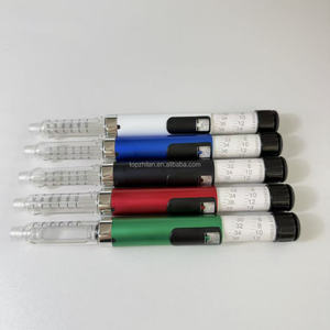 60IU 3ml Reusable Injection <b>Pen</b> Manual Dispensing Multiple Colors Metal <b>Pen</b> Injector Adjustable Dose Dial Cartridge Fit - Product Image 2