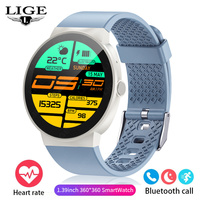 Relojes Inteligentes LIGE BW0525 para Niños, Mujeres, Resistentes al Agua IP67, Monitor de Ritmo Cardíaco, Reloj Inteligente con Rastreador de Actividad Física, Android IOS