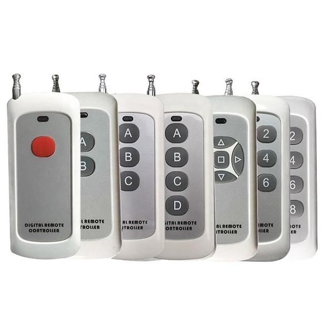 Long Range Remote Control 4 Buttons Transmitter RF Wireless 433MHz Remote Control EV1527 Code Remote Controller