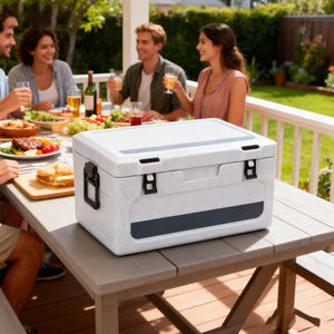 Meistverkaufte Maßgefertigte Kühlbox aus Kunststoff Multifunktionale Camping-Kühlbox Tragbare Getränke-Eisbox für Outdoor-Aktivitäten - Product Image 1