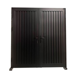 Puertas de Jardín de Aluminio con Diseño Moderno, Sistema de Puerta Abatible Automática Personalizada, Puertas <span class=keywords><strong>Exteriores</strong></span> - Product Image 6