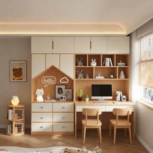 BALOM Armadio <span class=keywords><strong>per</strong></span> Bambini Personalizzato, Ecologico, Durevole, Grande Capacità, Design Moderno in Impiallacciatura di Legno <span class=keywords><strong>per</strong></span> Camera dei Bambini - Product Image 3