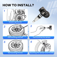 THINKCAR S3 2 en 1 Capteur RF-SENSOR TPMS 315MHz/433MHz Outil de réparation de pneus TPMS Scanner VENU 5 PRO Capteur de pression des pneus