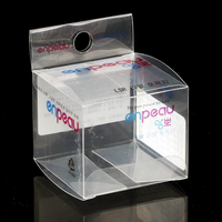 Vente en gros Boîte en acétate PET PVC transparent personnalisé Emballage pliable en plastique transparent avec des matériaux recyclés