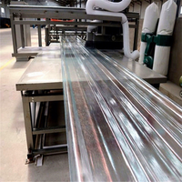 Production automatique de feuilles d'éclairage de lucarnes de toiture en fibre de verre FRP faisant la Machine Chine Fabricant avec des composants PLC