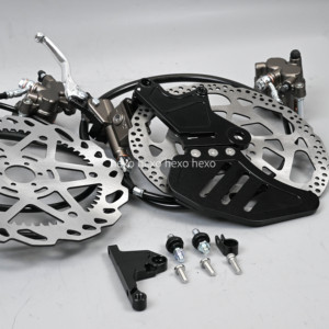 Sistema Freno Posteriore Inferiore HEXO con Staffa in Lega di Alluminio 6061 e Disco 2Cr13 per Moto Fuoristrada Ultra Bee - Retrofit/Aggiornamento - Product Image 2
