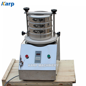 Máquina vibradora de laboratorio, equipo de análisis de tamiz de tierra y arena, análisis de tamaño de acero inoxidable, pulido de espejo, CE 1-600, malla KARP - Product Image 3