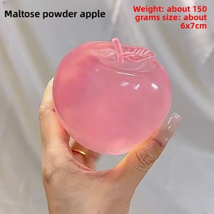 Jouet à pincer en plastique à rebond lent, anti-stress, rose, en forme de pomme, à <span class=keywords><strong>la</strong></span> maltose, pour <span class=keywords><strong>la</strong></span> décompression musicale et <span class=keywords><strong>la</strong></span> gestion de l'agression, pour jeunes, à offrir - Product Image 5