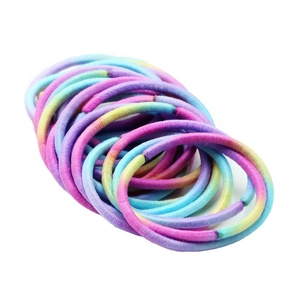 جديد تصميم الشعر العلاقات مطاطا الشعر قوس قزح الأربطة المطاطية متعدد الألوان الشعر حبل - Product Image 2