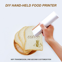 Kue biskuit roti kopi, DIY genggam Mini portabel Printer kartu makanan Inkjet