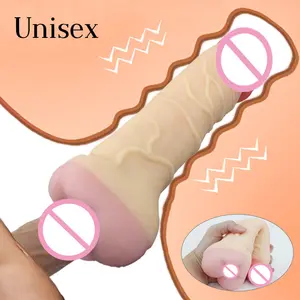 Unisex vài sexy trò chơi người lớn đồ chơi TPE âm hộ thủ dâm dildo