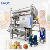 Máquina de Esterilización de Alimentos por Inmersión en Agua y Vapor HNOC, Autoclave Continuo para Alimentos