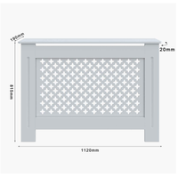 Vente chaude Moderne Écologique MDF Panneau De Bois Radiateur Couverture Blanc Armoire Chauffante pour La Décoration Intérieure pour Salon Chambre