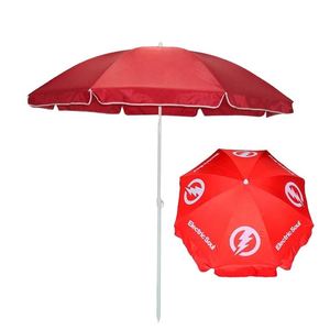 Parasol de jardin extérieur à structure en aluminium, parasol de plage, parasol de plage à franges - Product Image 1