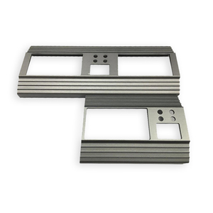 7.1 kênh âm thanh kỹ thuật khuếch đại di động 2 cách chéo chính xác nhôm hồ sơ CNC Bảng điều khiển phía trước tản nhiệt - Product Image 6