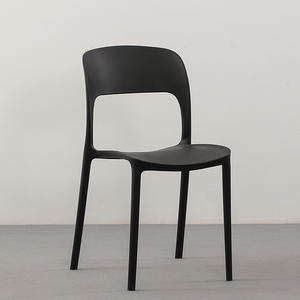 Plastic <b>Chair</b> 8077 All Plastic <b>Stackable</b> <b>Dining</b> <b>Chair</b> Nordic Style Home Office Use Yellow Color Adult Size - Product Image 6