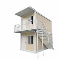ZZT Casa Contenedor Moderna de Paquete Plano, Casas Modulares Plegables Prefabricadas, Montaje Rápido, Estructura de Acero Desmontable y Portátil