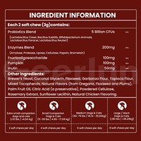Friandises à mâcher probiotiques personnalisées pour chiens et chats, 5 milliards de UFC, saveur poulet, pour la flore intestinale et le soutien du pelage, friandises molles pour enzymes digestives
