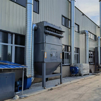 Système de filtration de poussière industrielle haute performance pour l'usine de transformation des céréales, collecteur de poussière en sac pour usine d'aliments pour animaux
