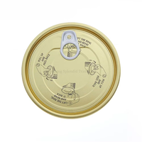 Couvercle de boîte JMT 404 #   FA 105mm Fermeture en fer blanc lisse à ouverture facile, revêtement en porcelaine blanche de qualité alimentaire, directement de l'usine