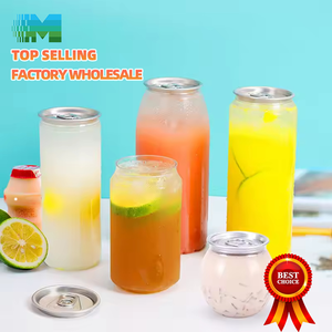 Trong Kho Pet Nhựa Dễ Dàng Mở Lata De Bebida Nước Trái Cây Có Thể 250Ml 330Ml 500Ml 650Ml 700Ml Chai Nước Giải Khát Pet Soda Lon Với Nắp - Product Image 1