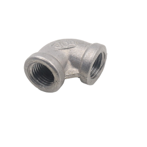 Acero inoxidable galvanizado 90 grados macho hembra codo superficie lisa BSPT NPT para bajo para aceite químico <span class=keywords><strong>Gas</strong></span> cabeza de <span class=keywords><strong>agua</strong></span> - Product Image 3