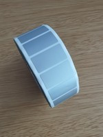 -80C Low-Temperature PET Matte Silver Label Self-Adhesive Sticker Water-Resistant Dragon-Grain Finish for Consumer Electronics