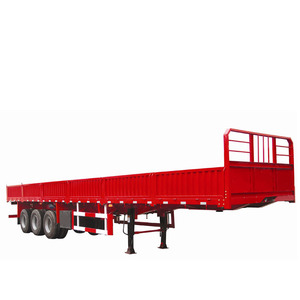 Semiremolque de carga resistente personalizable de 3 ejes y 13 metros con <span class=keywords><strong>registro</strong></span> de acero - Product Image 2