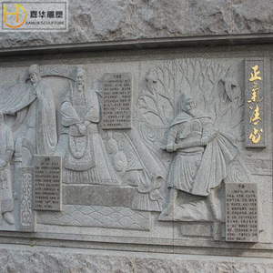Jiahua Stone Relief <b>Screen</b> Wall Chinese Style <b>Decorative</b> <b>Panel</b> For Indoor Outdoor Use - Product Image 4