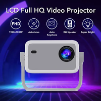 Projecteur portable L018 300 lumens ANSI, Wi-Fi double bande 6, mise au point automatique, projecteur pour jeux, résolution 1080p