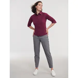 Chemise à manches 3/4 pour femmes, merchandising personnalisé - Product Image 5