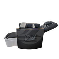 Moderne Meilleur Prix Nail Salon Pédicure Chaises De Luxe Pas De Plomberie Pédicure Lumière Surf Fonction Pied Spa Chaises Bassin En Céramique