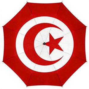 Parapluie <span class=keywords><strong>de</strong></span> <span class=keywords><strong>golf</strong></span> <span class=keywords><strong>de</strong></span> grande taille avec drapeau imprimé, design du drapeau national pour le tournoi <span class=keywords><strong>de</strong></span> football 2026, parapluie coupe-vent personnalisé. - Product Image 1