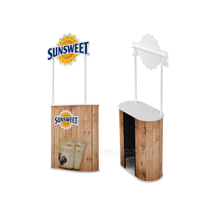 Comptoir d'exposition publicitaire pliable Offre Spéciale, <span class=keywords><strong>Table</strong></span> de Promotion Portable de qualité supérieure avec parapluie - Product Image 2