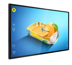 32 polegadas Waterproof ip65 1200 lêndeas parede montagem capacitiva touch screen sistema Android com programa de anúncios para publicidade ao ar livre