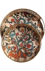 Bandeja rectangular de alta calidad, juego de regalos para decoración de fiestas, vajilla, servicio de bebidas, sala de estar, hecho a mano, precio al por mayor - Product Image 4