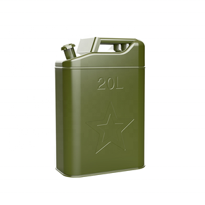 Jerrycan de 20 litres à plat en métal à <span class=keywords><strong>essence</strong></span> et à froid - Product Image 6