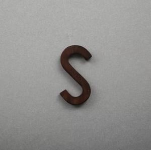 木制衣钩中国制造商s形钩木制衣架 - Product Image 3