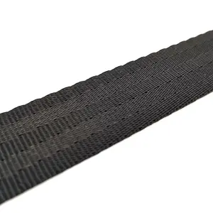 Hochwertiges langes Band 100% reines Nylon dickes schwarzes Nylon gewebe