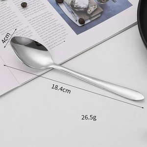 Juego de 5 Cucharas de Té de Acero Inoxidable Oneida Vale, Acabado Satinado Resistente al Óxido 18/0, Aptas para Lavavajillas, para el Hogar - Product Image 3