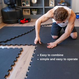 Honloy tập thể dục tập thể dục <span class=keywords><strong>Mat</strong></span> thể thao thể dục sàn bảo vệ <span class=keywords><strong>mat</strong></span> 60*60cm cá nhân tùy chỉnh màu đen tập thể dục <span class=keywords><strong>mat</strong></span> - Product Image 4