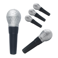 Balle anti-stress souple en forme de microphone pour enfants, jouets à presser, vente en gros, promotionnelle, en mousse PU, jouets anti-stress