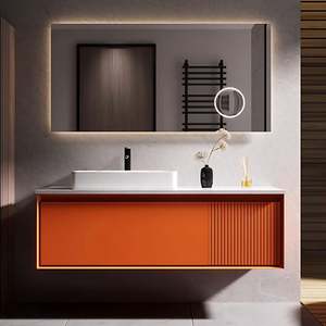 Mueble de Baño Moderno de Pared con Espejo e Iluminación LED - Product Image 2